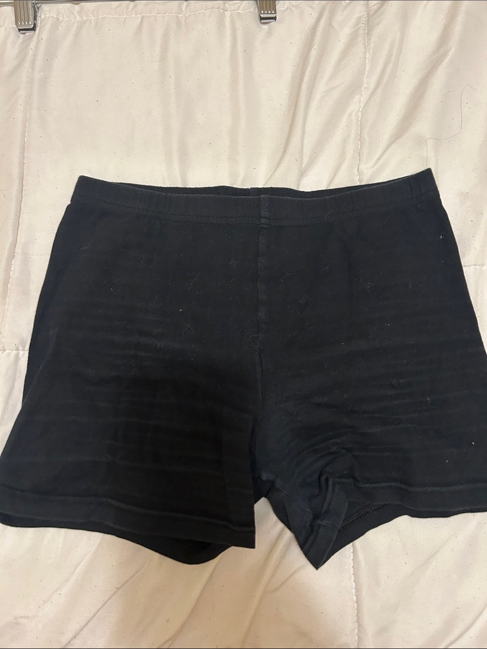 Women's Black Stretch Lounge Shorts